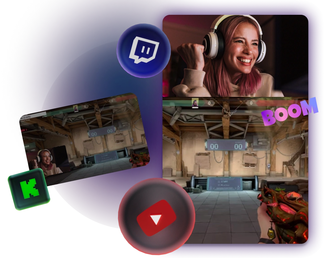 Grow Your <span>Twitch, YouTube or Kick</span> Channel illustration
